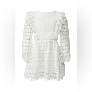 Bardot Junior Ivory Heart Long Sleeve Lace Dress Girls 8 NWT Wedding Flower Girl